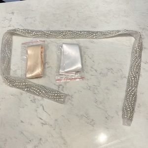 Classic Sparkly Belt for Bride, MOH, or Bridesmaid
